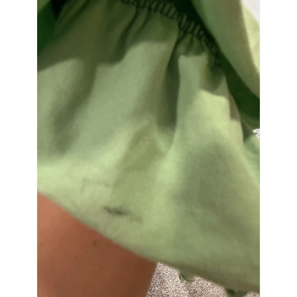 Only Little Once Girls Ariel Inspired Size 7 Purple/Green Stretch Cotton Blend